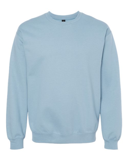 Gildan Unisex Softstyle® Midweight Crewneck Sweatshirt - Stone Blue Front