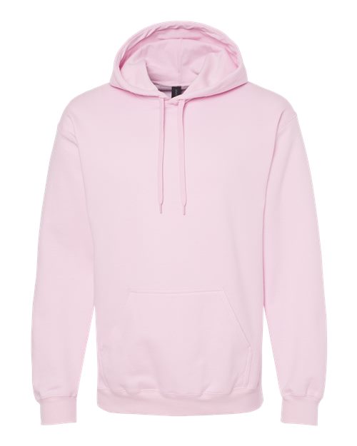 Unisex Softstyle® Midweight Hooded Sweatshirt - Light Pink Front