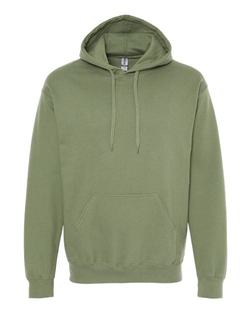 Unisex Softstyle® Midweight Hooded Sweatshirt - Military Green Front