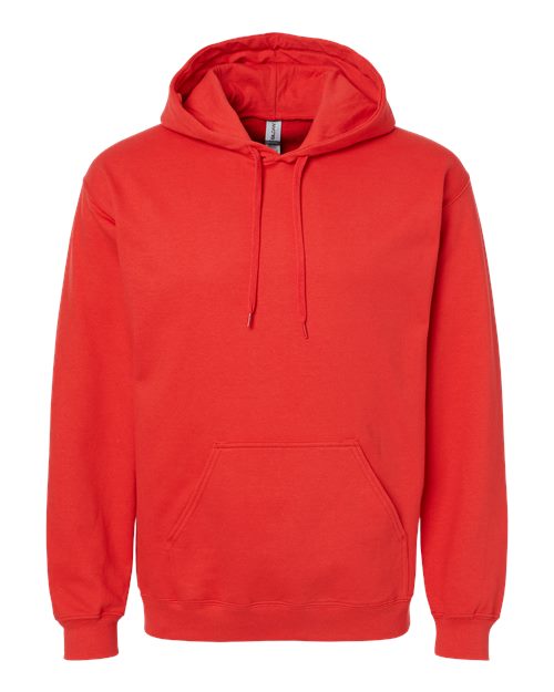Gildan Unisex Softstyle® Midweight Hooded Sweatshirt - Red Front