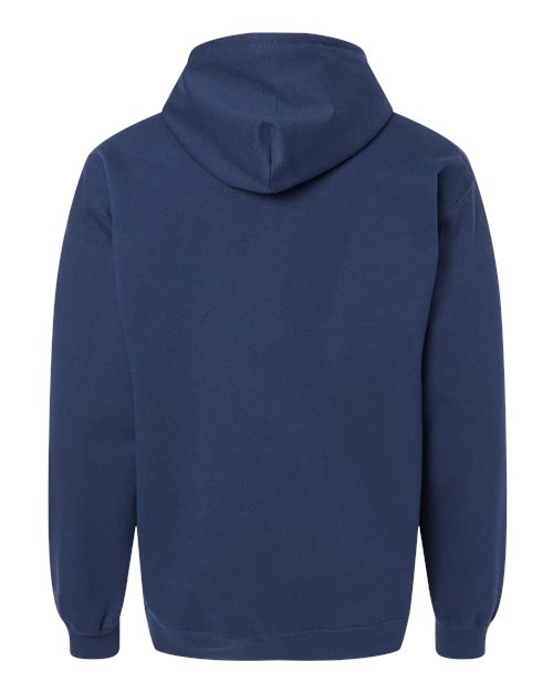 Unisex Softstyle® Full-Zip Hooded Sweatshirt - Navy Back