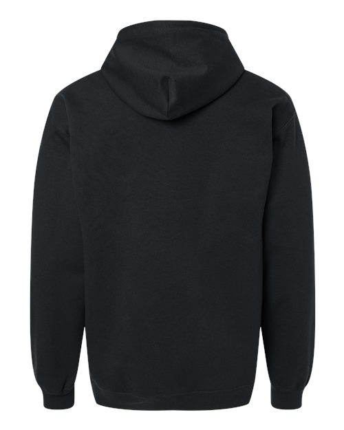 Unisex Softstyle® Full-Zip Hooded Sweatshirt - Black Back
