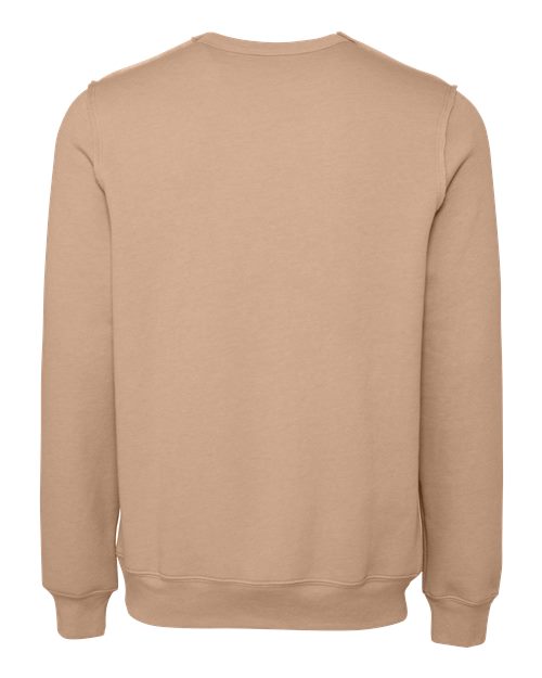 FWD Fashion Raw Seam Crewneck Sweatshirt - Heather Oat Back