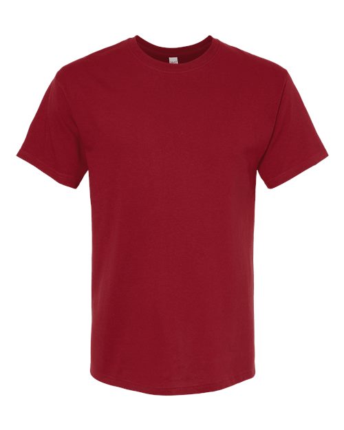 Men's Gold Soft Touch T-Shirt - Cardinal Red Front