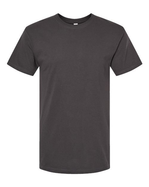 Men's Gold Soft Touch T-Shirt - Charcoal Front