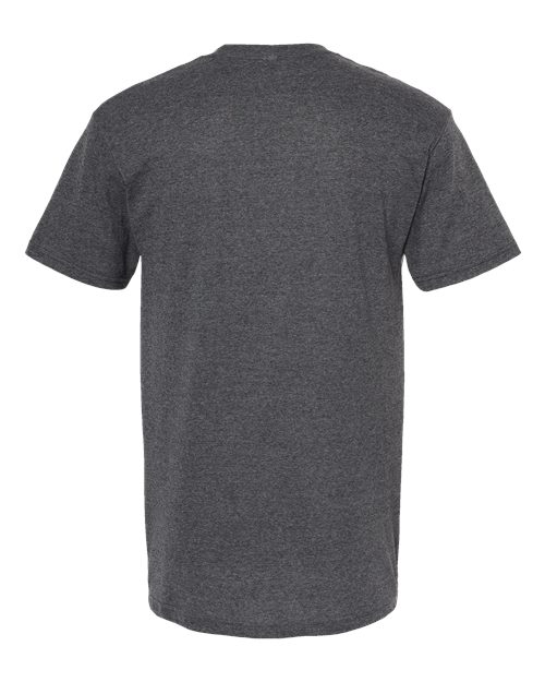 Men's Gold Soft Touch T-Shirt - Dark Heather Back