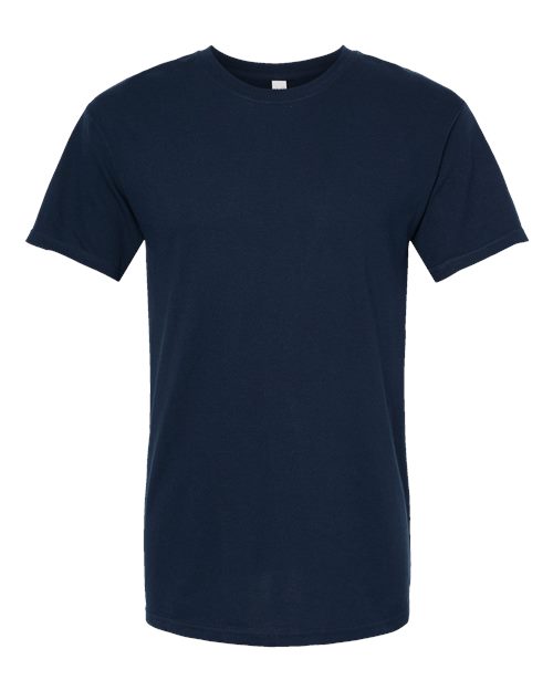 Men's Gold Soft Touch T-Shirt - Deep Navy Front