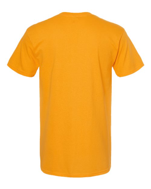 Men's Gold Soft Touch T-Shirt - Gold Back