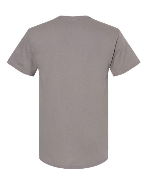 Men's Gold Soft Touch T-Shirt - Gravel Back