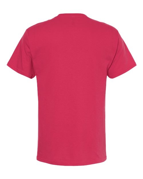 Men's Gold Soft Touch T-Shirt - Heliconia Back