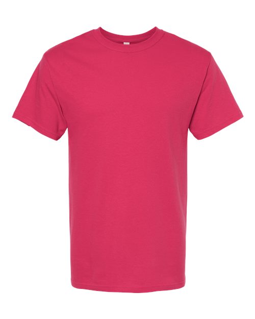 Men's Gold Soft Touch T-Shirt - Heliconia Front