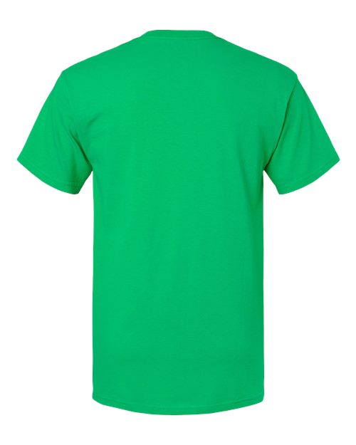 Men's Gold Soft Touch T-Shirt - Irish Green Back