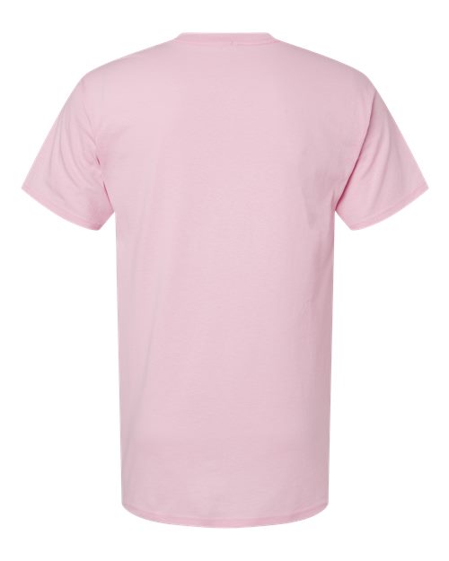 Men's Gold Soft Touch T-Shirt - Light Pink Back