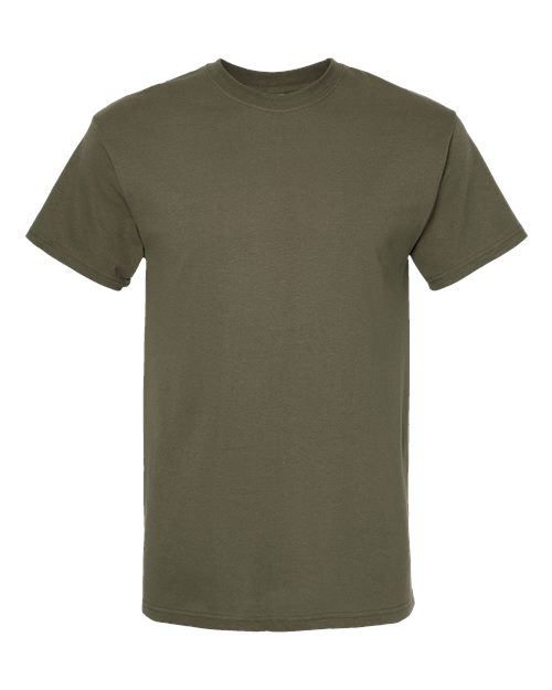 Men's Gold Soft Touch T-Shirt - Military Green Front