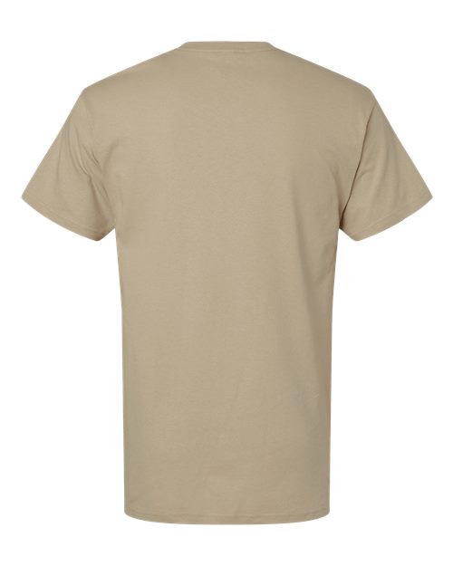 Men's Gold Soft Touch T-Shirt - Sand Back