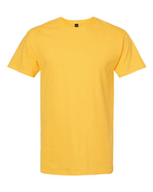 Men's Gold Soft Touch T-Shirt - Yellow Front