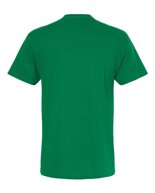 Men's Gold Soft Touch T-Shirt - Fine Kelly Green Back