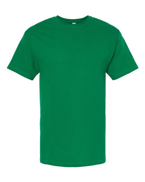 Men's Gold Soft Touch T-Shirt - Fine Kelly Green Front