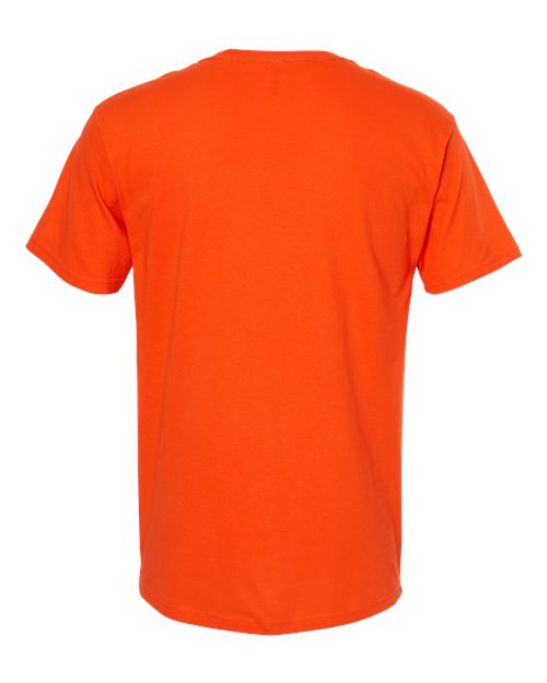 Men's Gold Soft Touch T-Shirt - Orange Back
