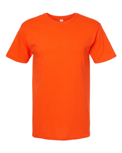 Men's Gold Soft Touch T-Shirt - Orange Front
