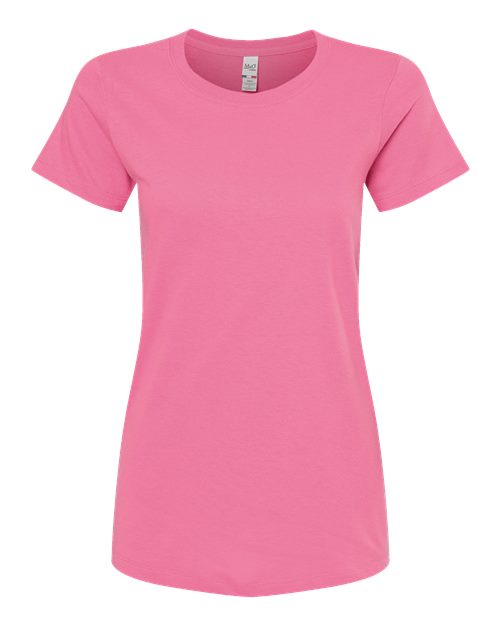 Women's Gold Soft Touch T-Shirt - Azalea Front