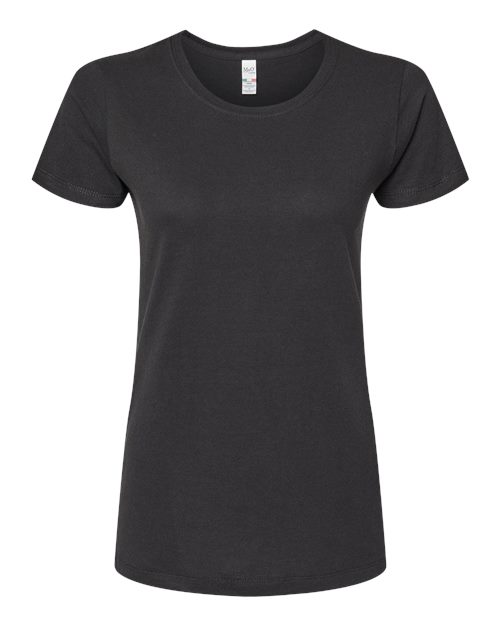 Women's Gold Soft Touch T-Shirt - Black Front
