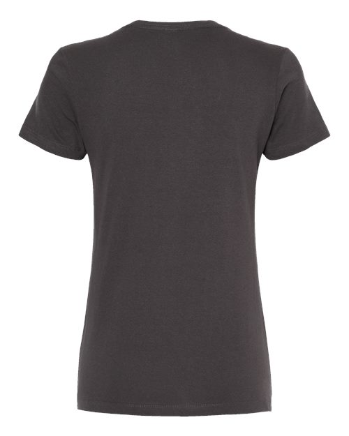 Women's Gold Soft Touch T-Shirt - Charcoal Back