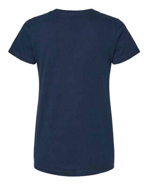 Women's Gold Soft Touch T-Shirt - Deep Navy Back
