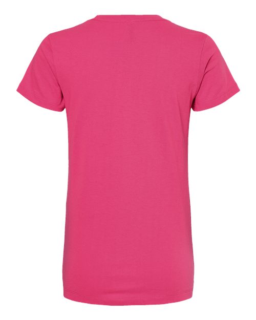 Women's Gold Soft Touch T-Shirt - Heliconia Back