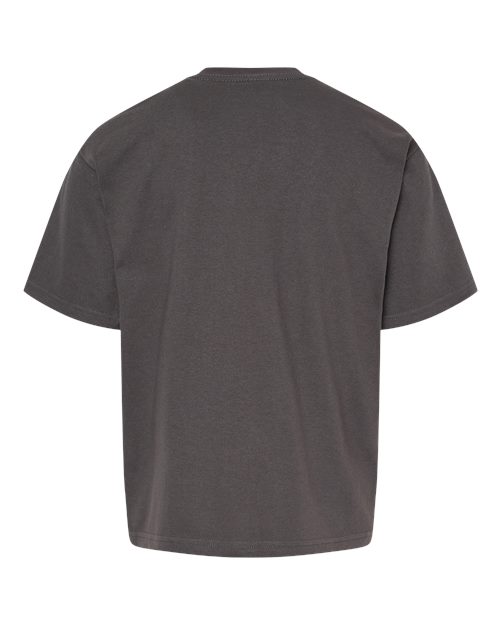 Youth Gold Soft Touch T-Shirt - Charcoal Back