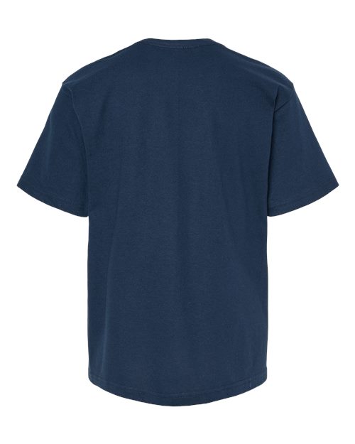 Youth Gold Soft Touch T-Shirt - Deep Navy Back