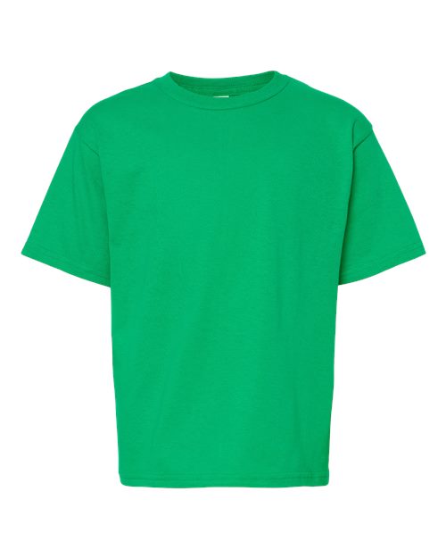 Youth Gold Soft Touch T-Shirt - Irish Green Front