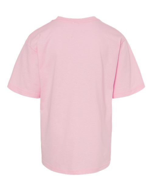 Youth Gold Soft Touch T-Shirt - Light Pink Back