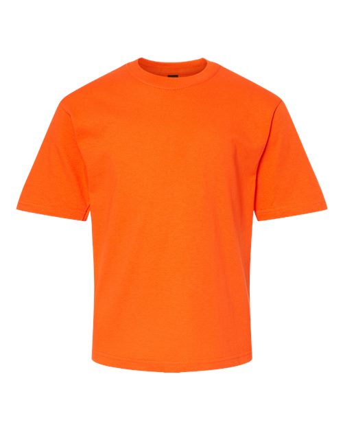 Youth Gold Soft Touch T-Shirt - Orange Front