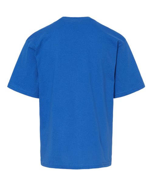 Youth Gold Soft Touch T-Shirt - Royal Back