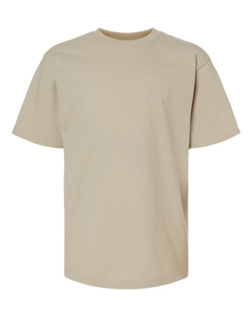 Youth Gold Soft Touch T-Shirt - Sand Front
