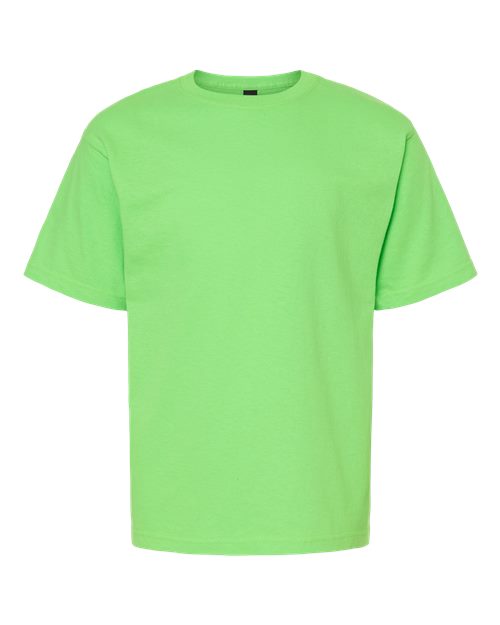Youth Gold Soft Touch T-Shirt - Vivid Lime Front