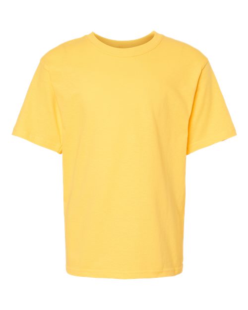 Youth Gold Soft Touch T-Shirt - Yellow Front