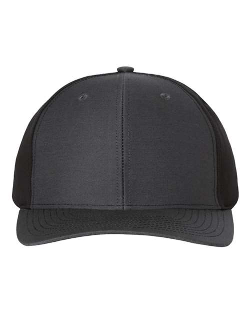 Twill Back Trucker Cap - Charcoal/ Black Front