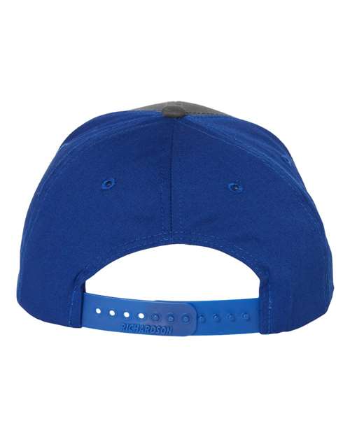 Twill Back Trucker Cap - Charcoal/ Royal Back