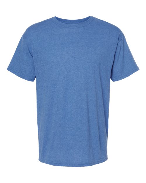Men's Gold Soft Touch T-Shirt - Heather Royal Front