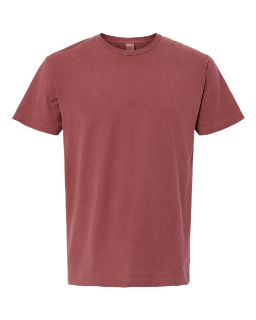 Unisex Vintage Garment-Dyed T-Shirt - Brick Front