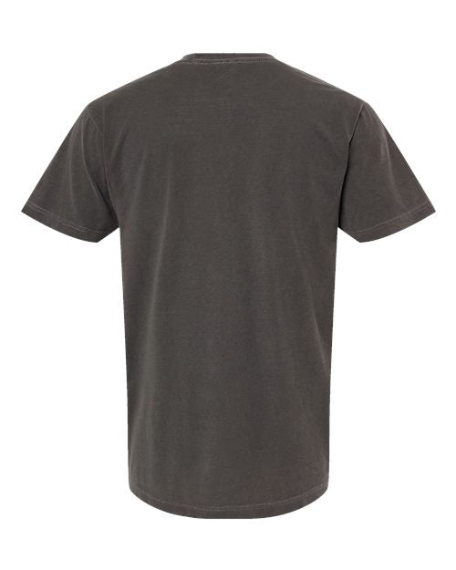 Unisex Vintage Garment-Dyed T-Shirt - Charcoal Back