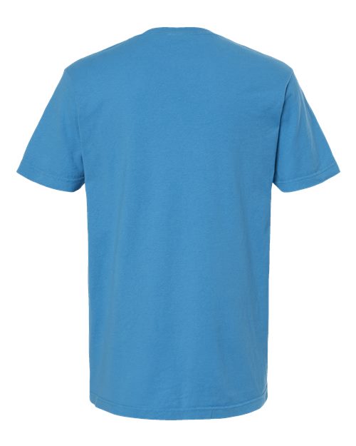 Unisex Vintage Garment-Dyed T-Shirt - Royal Caribe Back