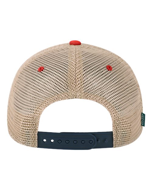 Old Favorite Trucker Cap - Navy/ Scarlet Red/ Khaki Back