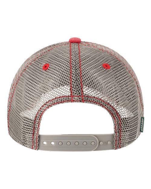 Dashboard Trucker Cap - Scarlet Red/ Grey Back