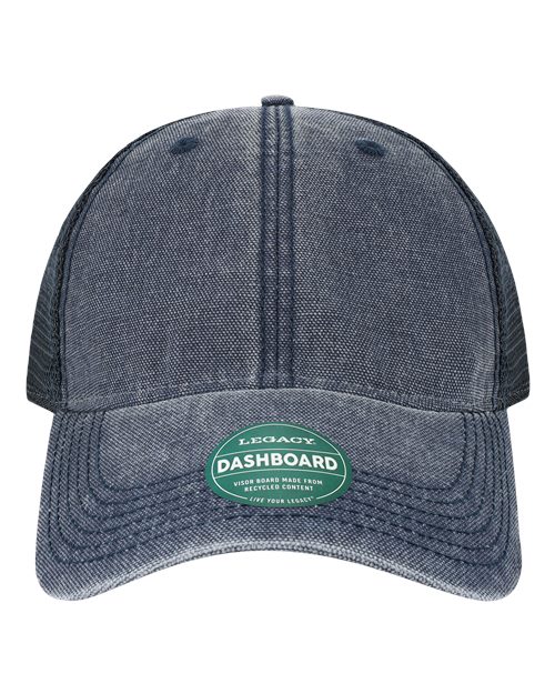 Dashboard Trucker Cap - Navy Front