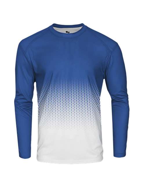 Youth Hex 2.0 Long Sleeve T-Shirt - Royal Front