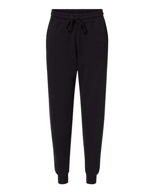 Women's California Wave Wash Sweatpants - Black Front