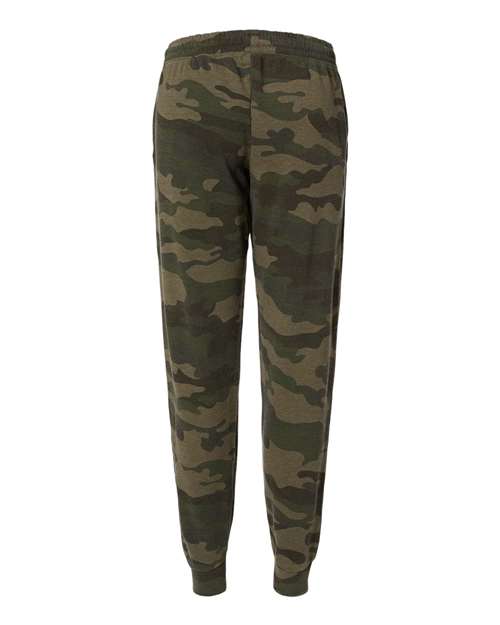 Women's California Wave Wash Sweatpants - Forest Camo Heather Back